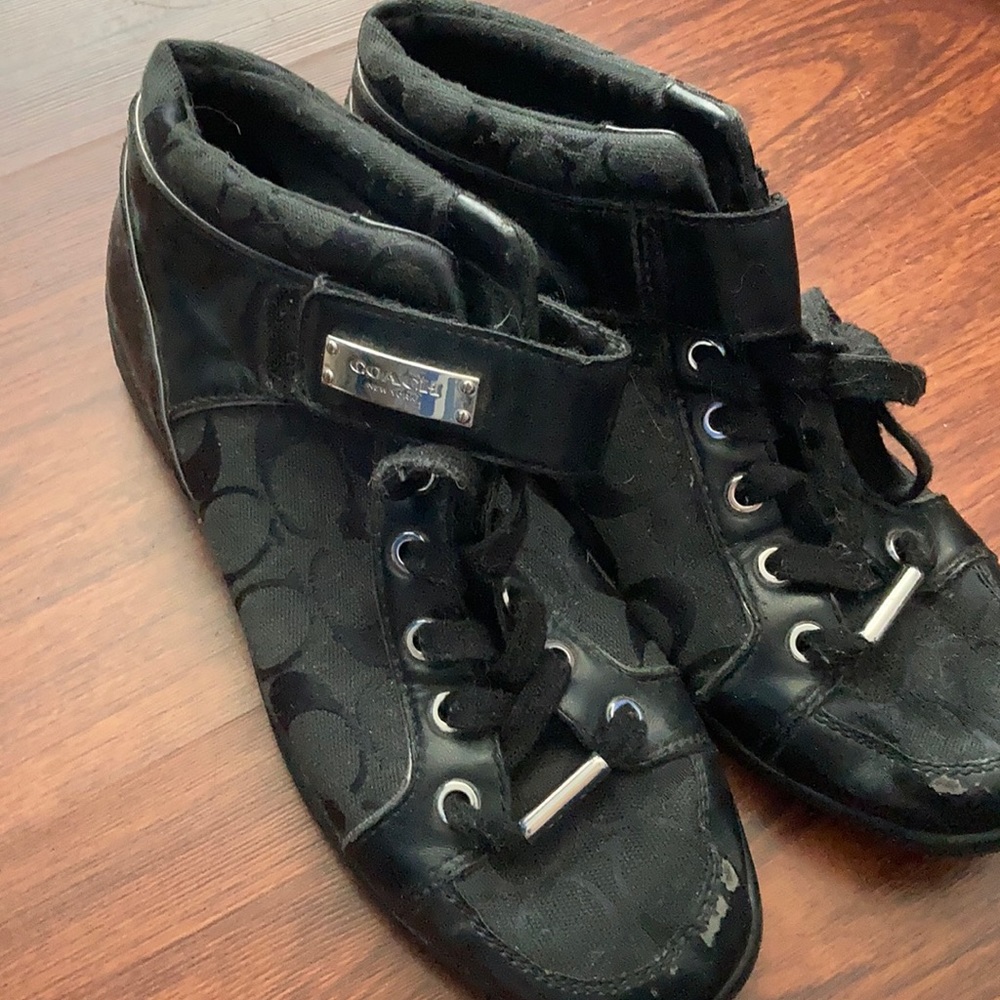 Coach ankle high sneakers